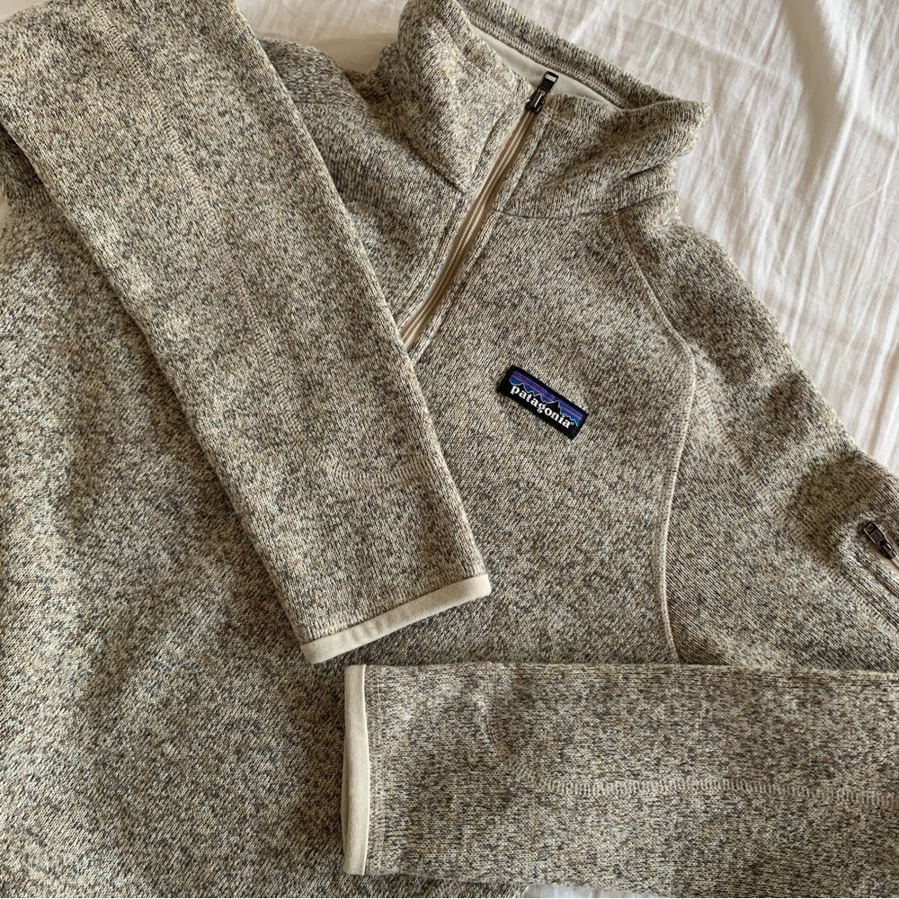 Patagonia Women’s Better Sweater 1/4 Zip Fleece in Pelican